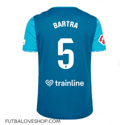 Dres Real Betis Marc Bartra #5 Tretina 2024-25 Krátky Rukáv